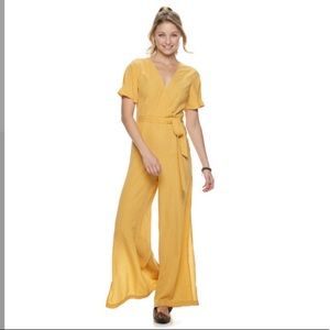 Yellow Polkadot Jumpsuit